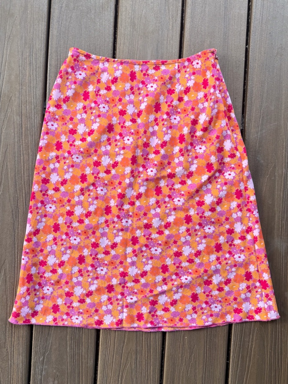 Express Y2K Floral Skirt – Pink, Orange & Purple 🌸